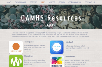Mental health and well-being apps